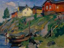 A Country Village in Finland, 1915-Osip Emmanuilovich Braz-Framed Giclee Print