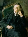Portrait of Mstislav Dobuzhinsky, 1922 (Oil on Canvas)-Osip Emmanuilovich Braz-Giclee Print