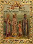 Saint Nino, Saint Dimitry of Rostov, Holy Martyr Lyubov, and Saint Mary of Egypt, 1904-Osip Semionovich Chirikov-Giclee Print