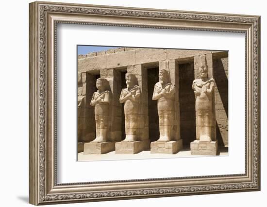 Osiride Statues of Ramses Iii-Richard Maschmeyer-Framed Photographic Print