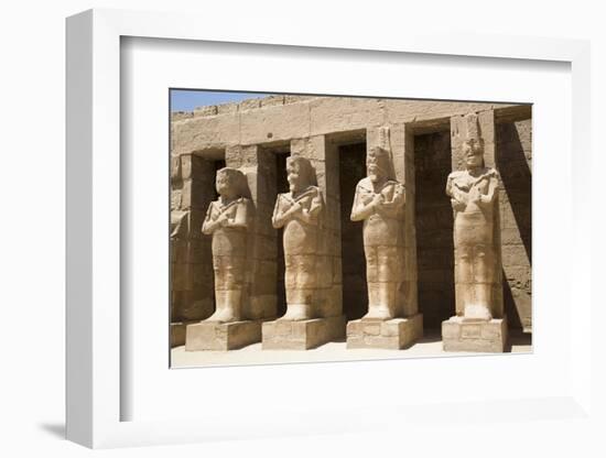 Osiride Statues of Ramses Iii-Richard Maschmeyer-Framed Photographic Print