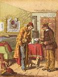 Paying for Letter Delivery, C1870-Oskar Pletsch-Framed Giclee Print