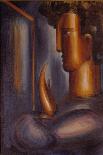 Heads, 1928 (Oil on Canvas)-Oskar Schlemmer-Giclee Print