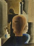 Heads, 1928 (Oil on Canvas)-Oskar Schlemmer-Giclee Print