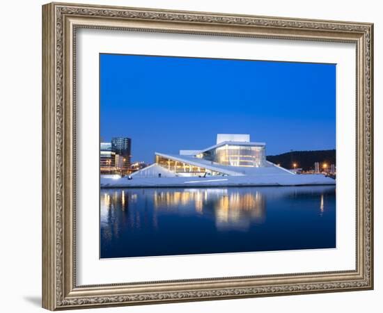 Oslo Opera House, Snohetta Architect, Oslo, Norway, Scandinavia, Europe-Marco Cristofori-Framed Photographic Print