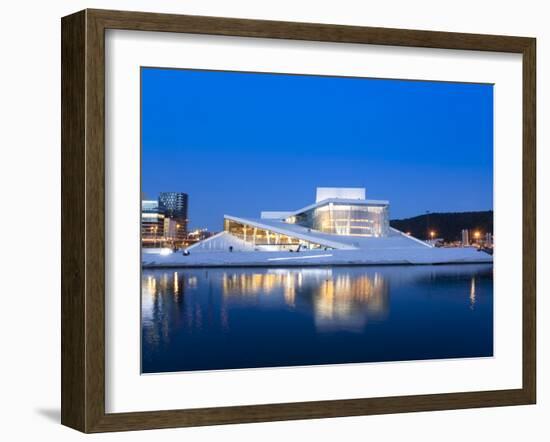 Oslo Opera House, Snohetta Architect, Oslo, Norway, Scandinavia, Europe-Marco Cristofori-Framed Photographic Print