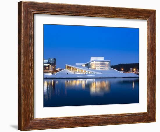 Oslo Opera House, Snohetta Architect, Oslo, Norway, Scandinavia, Europe-Marco Cristofori-Framed Photographic Print