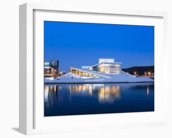 Oslo Opera House, Snohetta Architect, Oslo, Norway, Scandinavia, Europe-Marco Cristofori-Framed Photographic Print