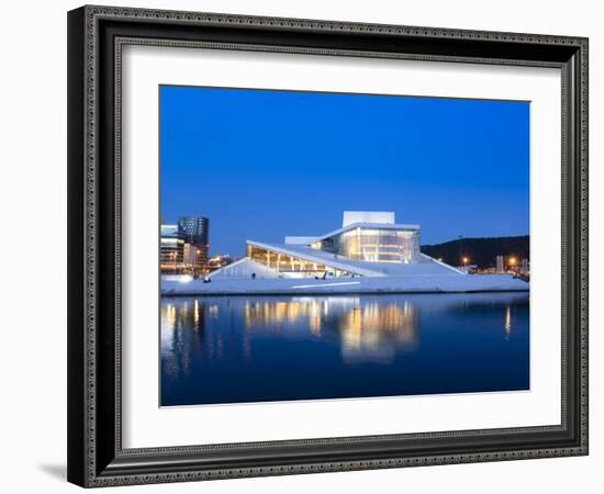 Oslo Opera House, Snohetta Architect, Oslo, Norway, Scandinavia, Europe-Marco Cristofori-Framed Photographic Print