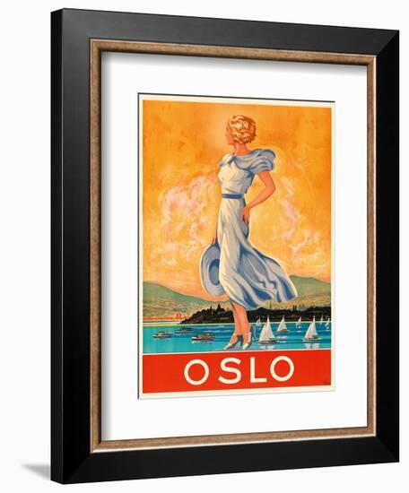 Oslo - The Capital of Norway-Rohder-Framed Art Print