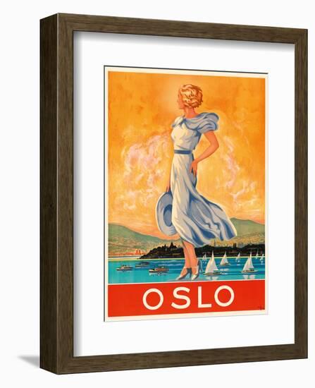 Oslo - The Capital of Norway-Rohder-Framed Art Print