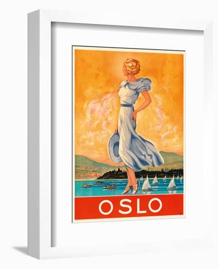 Oslo - The Capital of Norway-Rohder-Framed Art Print