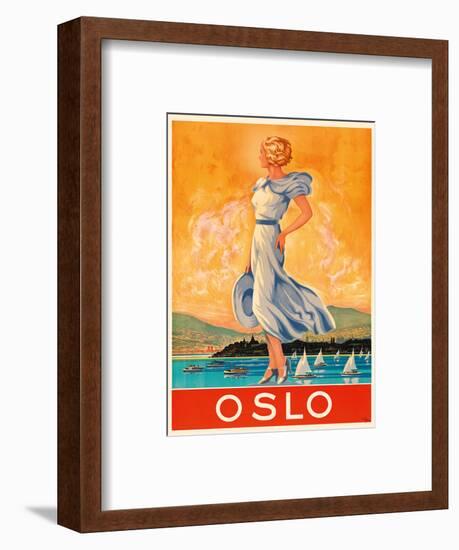 Oslo - The Capital of Norway-Rohder-Framed Art Print
