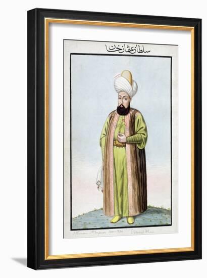 Osman I, Ottoman Emperor, (1808)-John Young-Framed Giclee Print