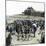 Ostend (Belgium), the Beach and the Kursaal, Circa 1880-Leon, Levy et Fils-Mounted Photographic Print