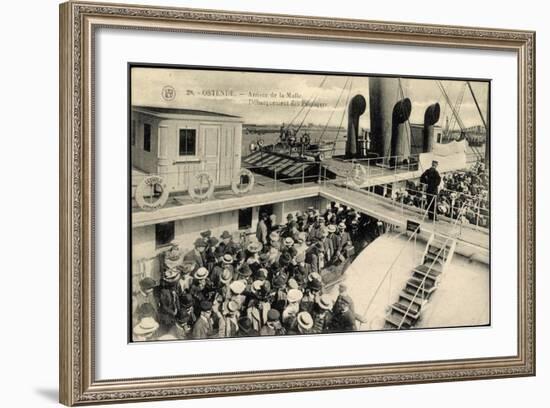 Ostende Westflandern, Passagiere, Leopold II-null-Framed Giclee Print