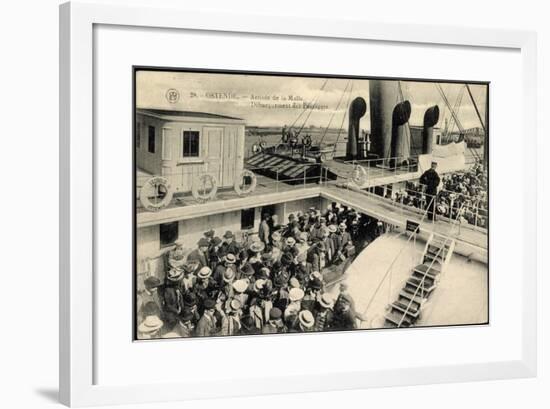 Ostende Westflandern, Passagiere, Leopold II-null-Framed Giclee Print