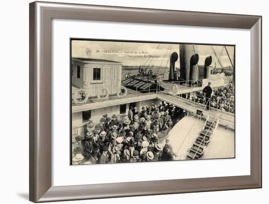 Ostende Westflandern, Passagiere, Leopold II-null-Framed Giclee Print