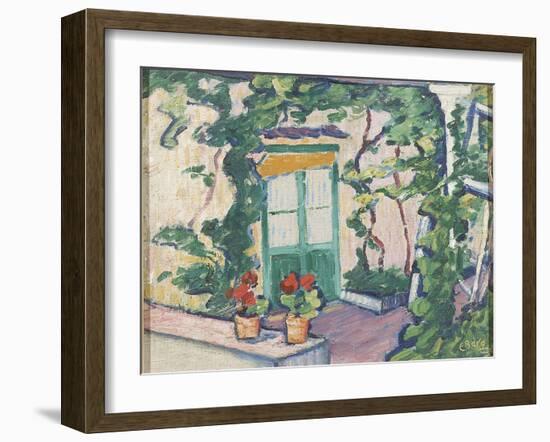 Osteria, Capri-Else Berg-Framed Giclee Print