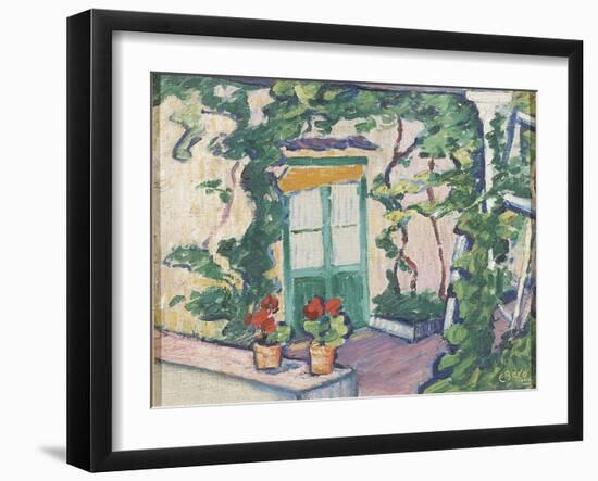 Osteria, Capri-Else Berg-Framed Giclee Print