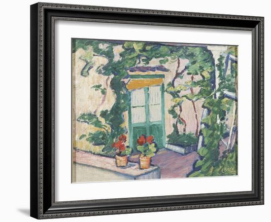 Osteria, Capri-Else Berg-Framed Giclee Print