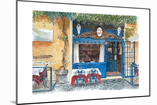 Osteria Margutta, Rome, Italy, 2013-Anthony Butera-Mounted Giclee Print