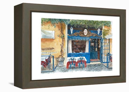 Osteria Margutta, Rome, Italy, 2013-Anthony Butera-Framed Premier Image Canvas