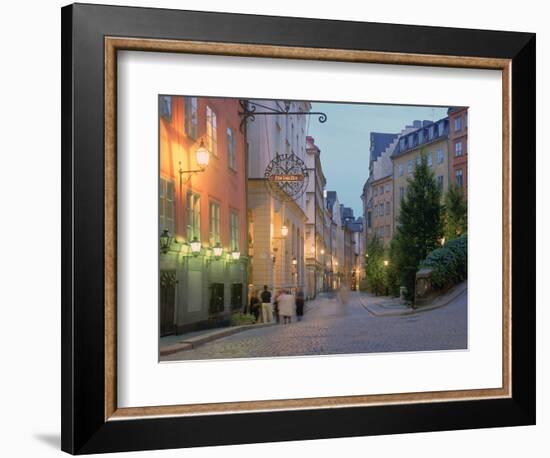 Osterlanggatan, Gamla Stan, Stockholm, Sweden-Peter Thompson-Framed Photographic Print