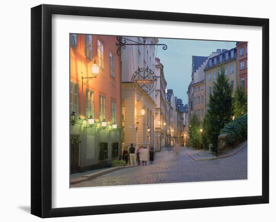 Osterlanggatan, Gamla Stan, Stockholm, Sweden-Peter Thompson-Framed Photographic Print