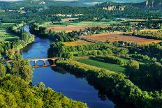 Medieval Bridge over the Dordogne River Perigord France-OSTILL-Photographic Print