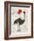 Ostrich In Love-Christopher James-Framed Art Print