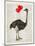 Ostrich In Love-Christopher James-Mounted Art Print