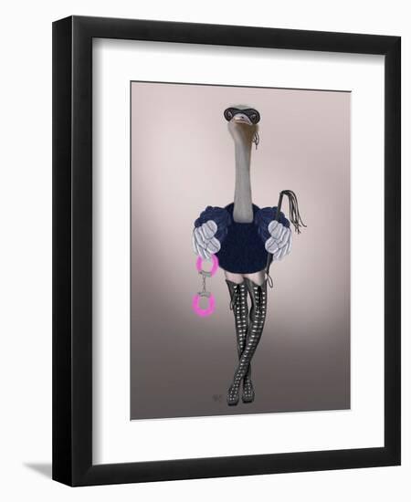 Ostrich with Kinky Boots-Fab Funky-Framed Art Print