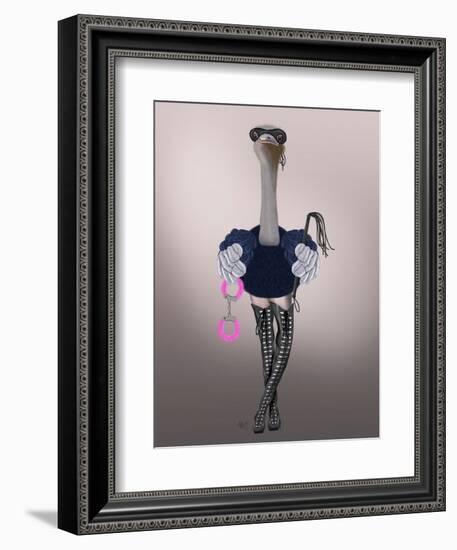 Ostrich with Kinky Boots-Fab Funky-Framed Art Print