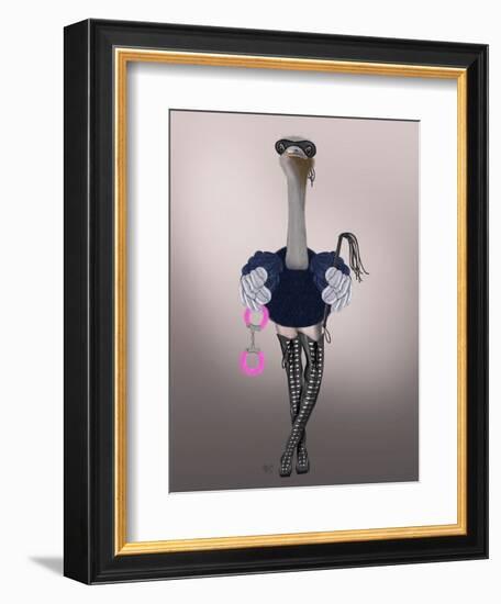 Ostrich with Kinky Boots-Fab Funky-Framed Art Print