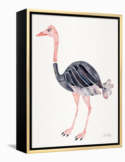 Ostrich-Cat Coquillette-Framed Premier Image Canvas