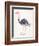 Ostrich-Cat Coquillette-Framed Giclee Print