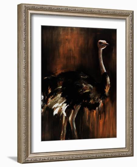 Ostrich-Sydney Edmunds-Framed Giclee Print