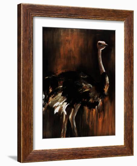 Ostrich-Sydney Edmunds-Framed Giclee Print