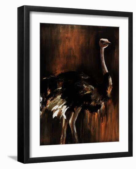 Ostrich-Sydney Edmunds-Framed Giclee Print