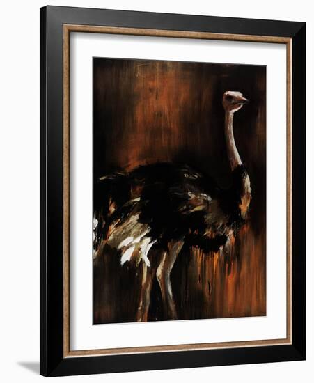 Ostrich-Sydney Edmunds-Framed Giclee Print