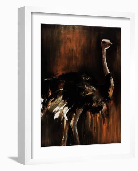 Ostrich-Sydney Edmunds-Framed Giclee Print