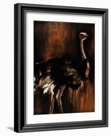 Ostrich-Sydney Edmunds-Framed Giclee Print