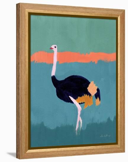 Ostrich-Pamela Munger-Framed Stretched Canvas
