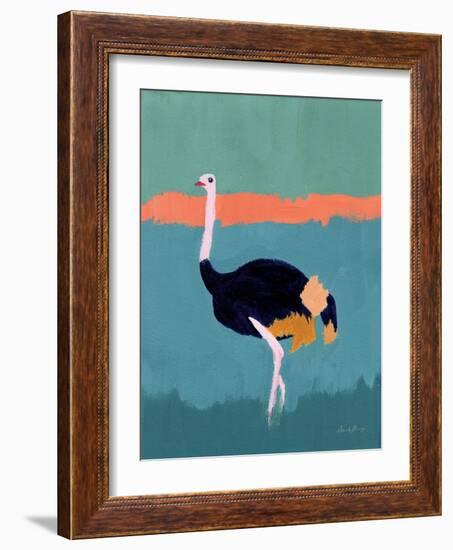Ostrich-Pamela Munger-Framed Art Print