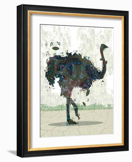 Ostrich-Teofilo Olivieri-Framed Giclee Print