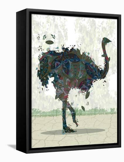 Ostrich-Teofilo Olivieri-Framed Premier Image Canvas