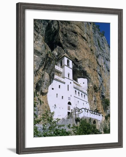 Ostrog Monastery, Tramontana, Montenegro, Europe-Stuart Black-Framed Photographic Print