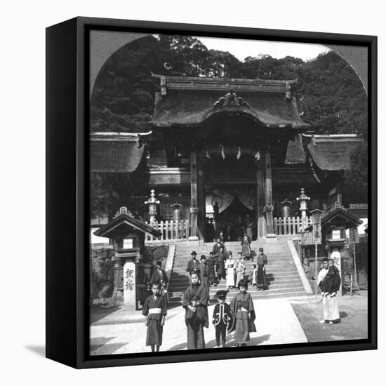 Osua Temple, Nagasaki, Japan, 1901-BL Singley-Framed Premier Image Canvas