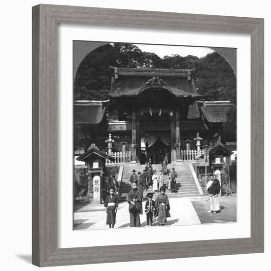 Osua Temple, Nagasaki, Japan, 1901-BL Singley-Framed Photographic Print